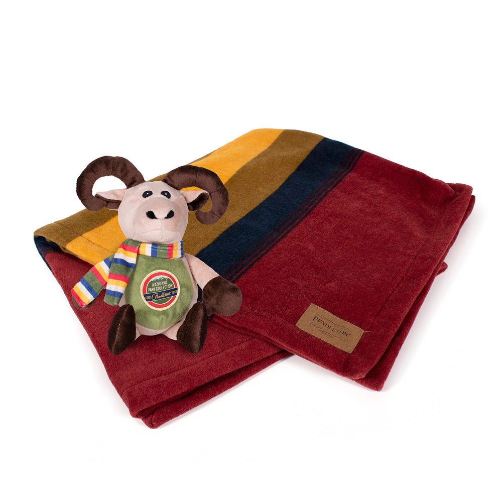 national park pet throw + pal combo set