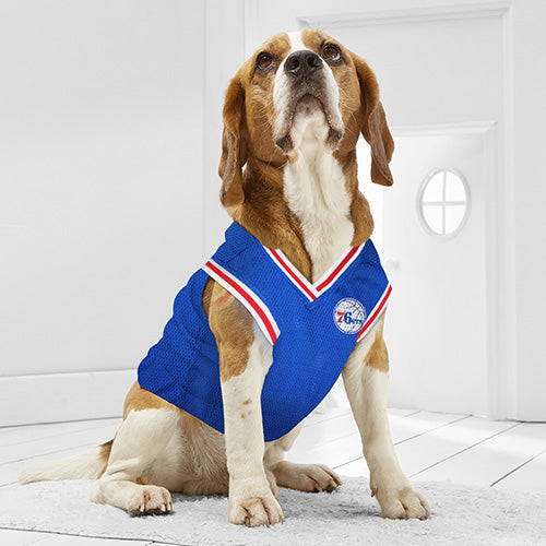 Philadelphia 76ers Mesh Basketball Jersey by Pets First MVP_Dogs