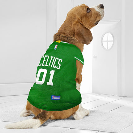 Boston Celtics Mesh Basketball Jersey by Pets First