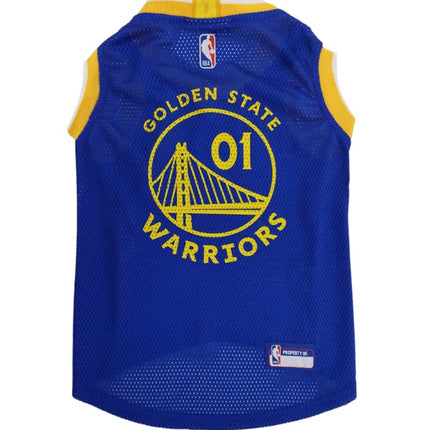 Golden State Warriors Mesh Basketball Jersey by Pets First