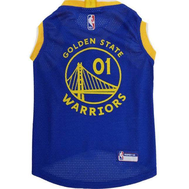 Golden State Warriors Mesh Basketball Jersey by Pets First