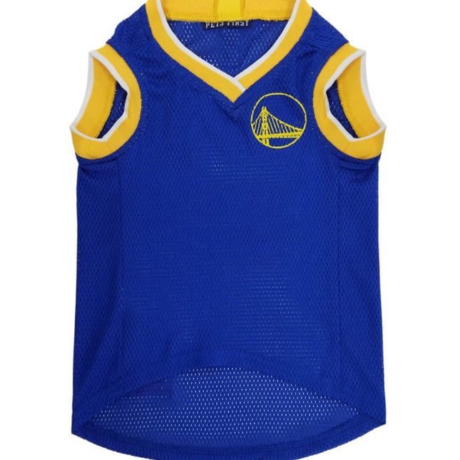 Golden State Warriors Mesh Basketball Jersey by Pets First