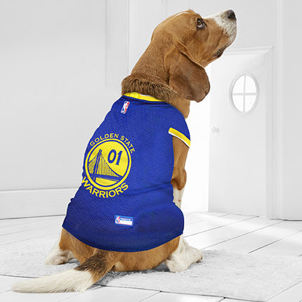 Golden State Warriors Mesh Basketball Jersey by Pets First