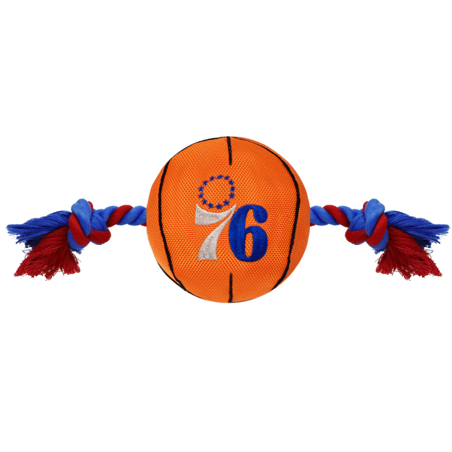 Philadelphia 76ers Nylon Basketball Rope Toy