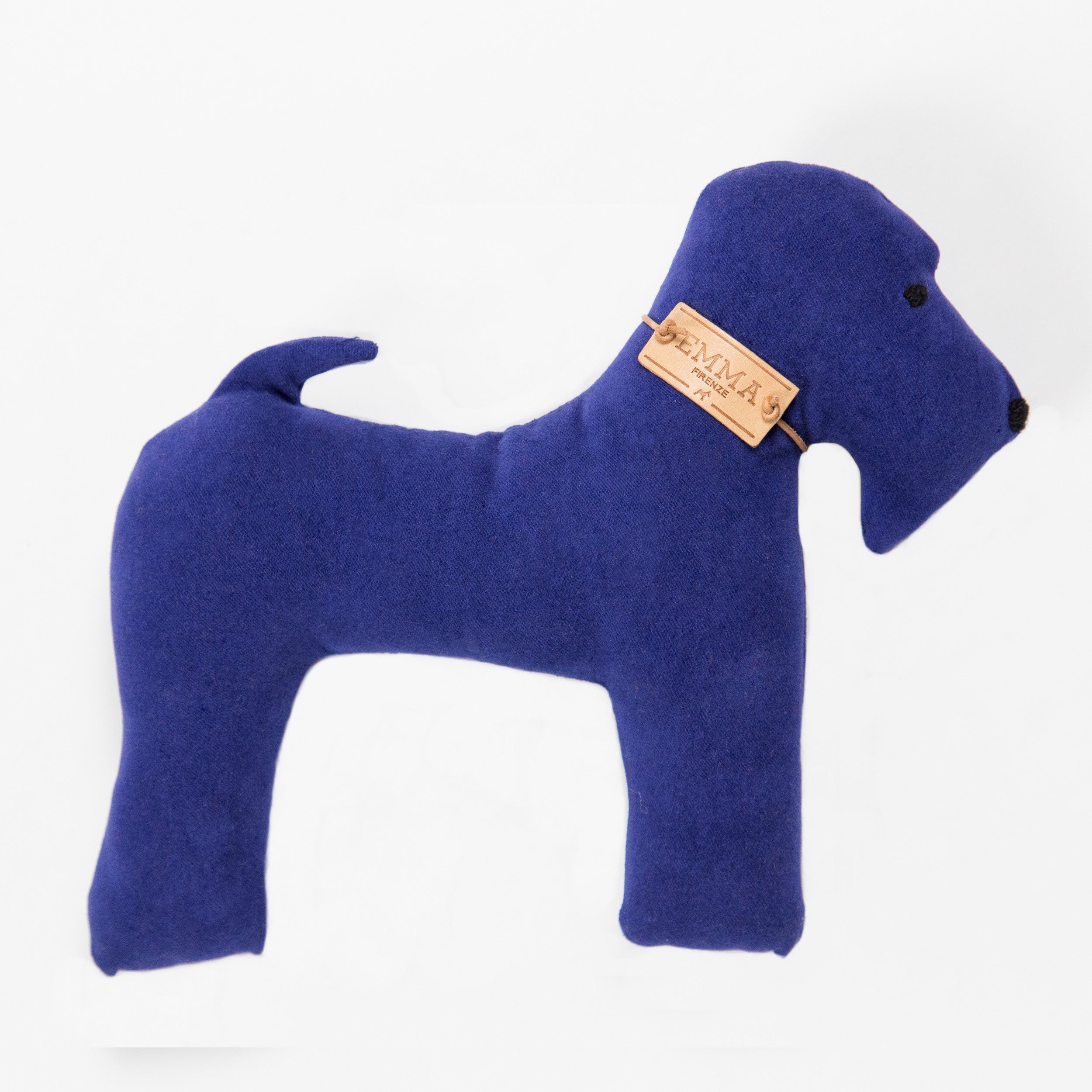 Gift Toy In Blue Moleskin Fabric Emma Firenze