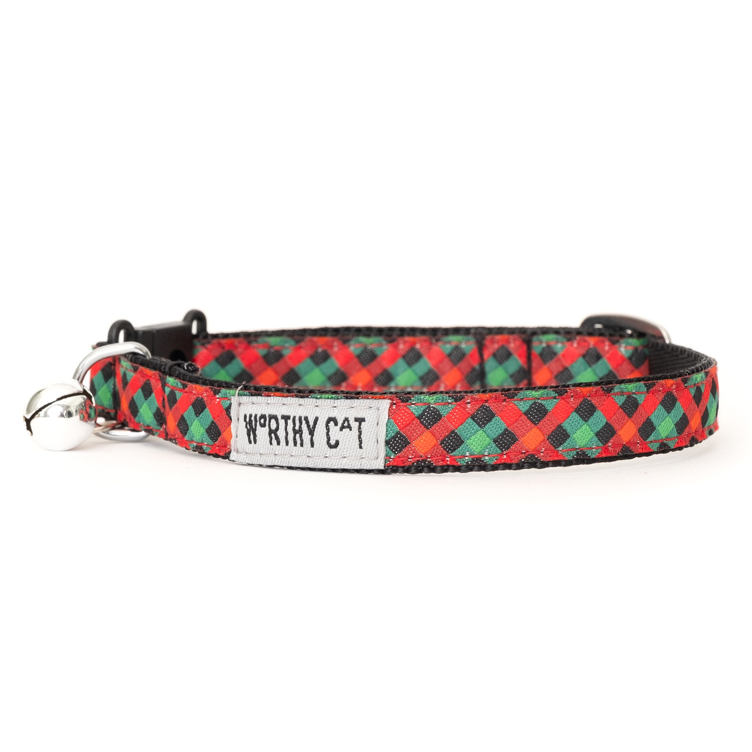 Holiday Check Cat Collar Default Title