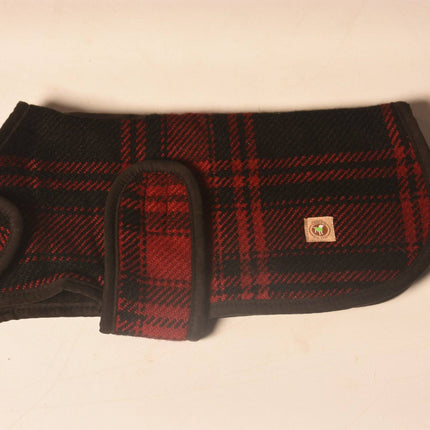 Red / Black Plaid Blanket Coat