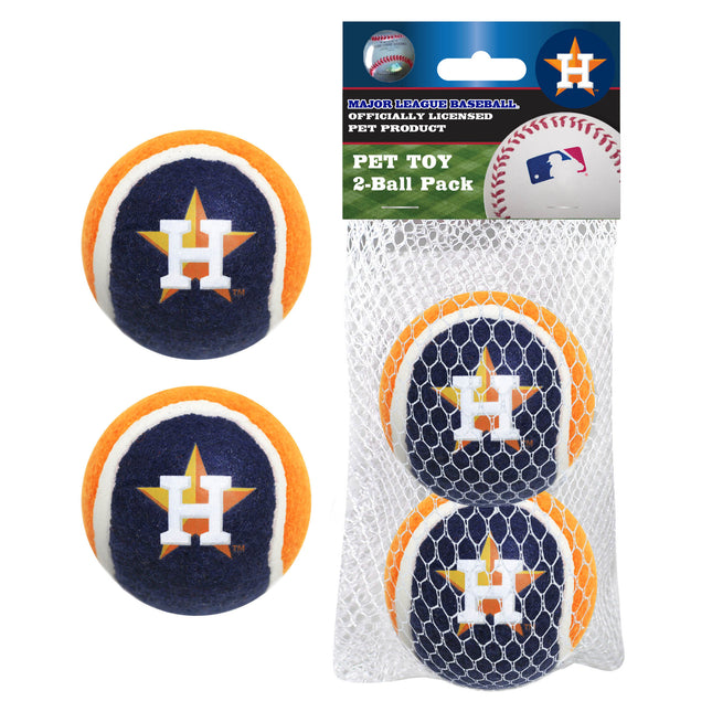 Houston Astros 2 PC Tennis Balls