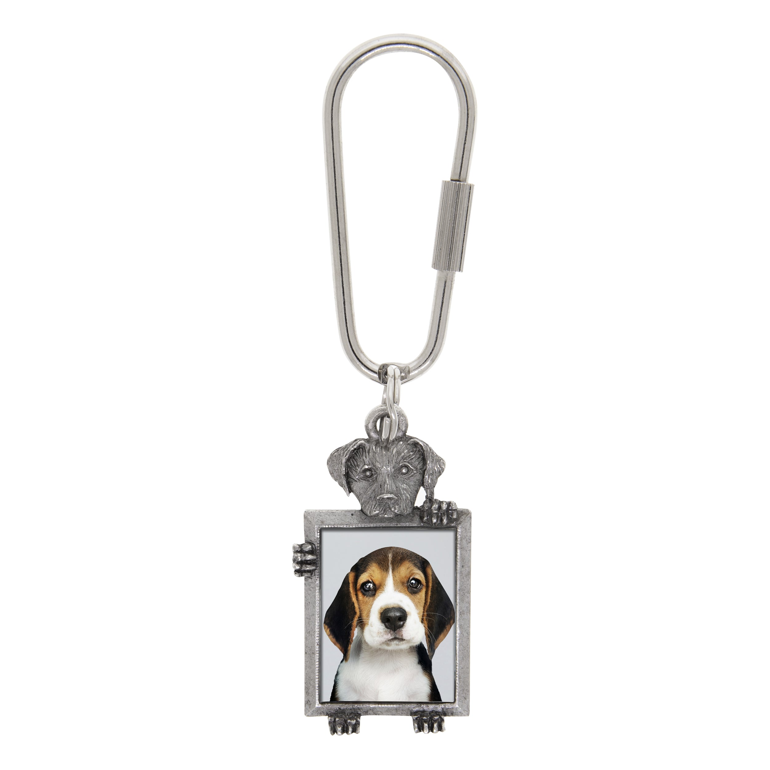 1928 Jewelry Dog Picture Carabiner Key Chain HT Animal Supply