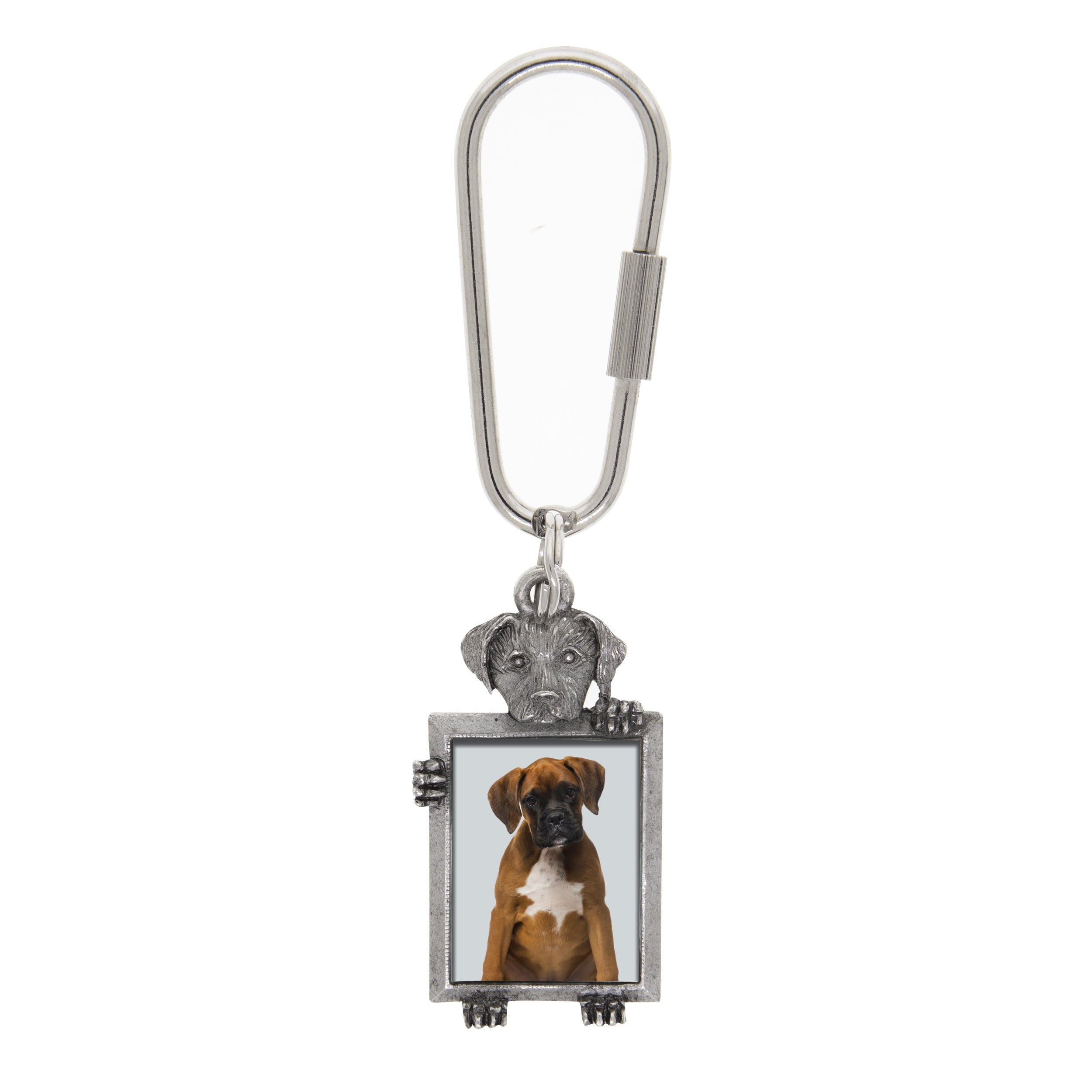 1928 Jewelry Dog Picture Carabiner Key Chain HT Animal Supply