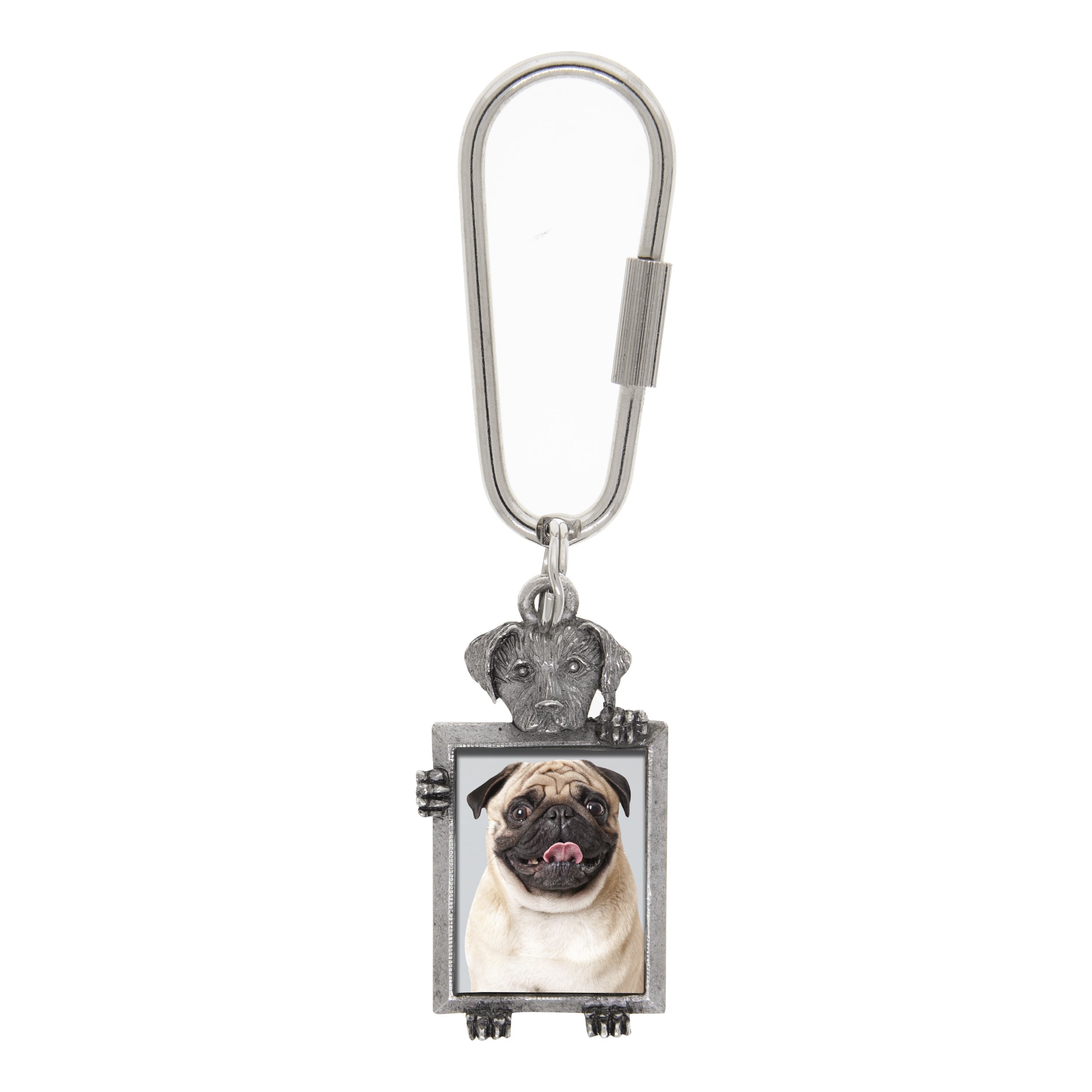 1928 Jewelry Dog Picture Carabiner Key Chain HT Animal Supply