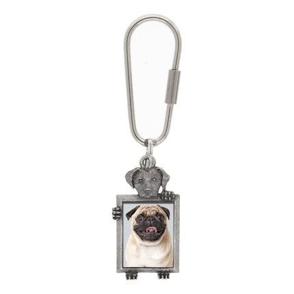 1928 Jewelry Dog Picture Carabiner Key Chain