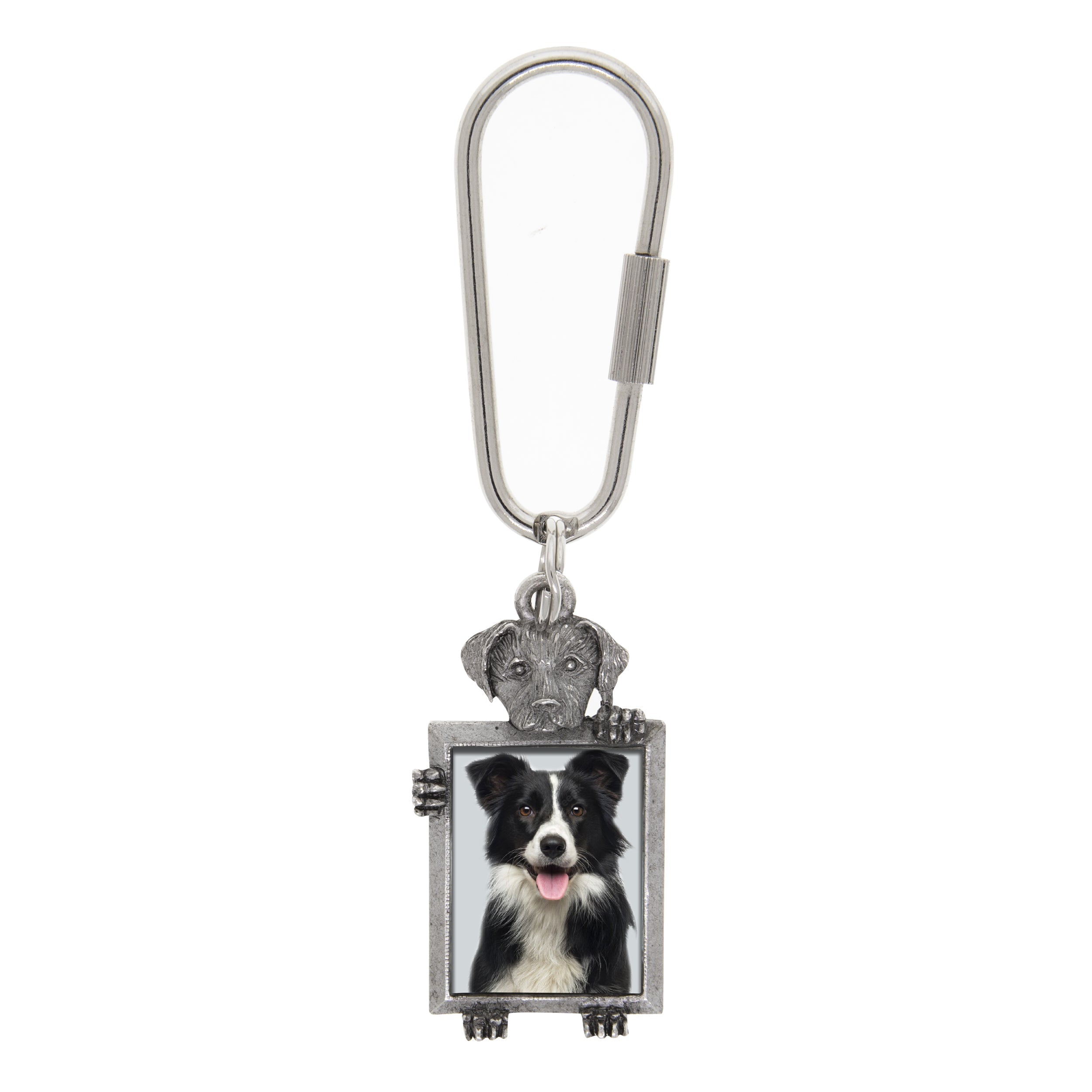 1928 Jewelry Dog Picture Carabiner Key Chain HT Animal Supply