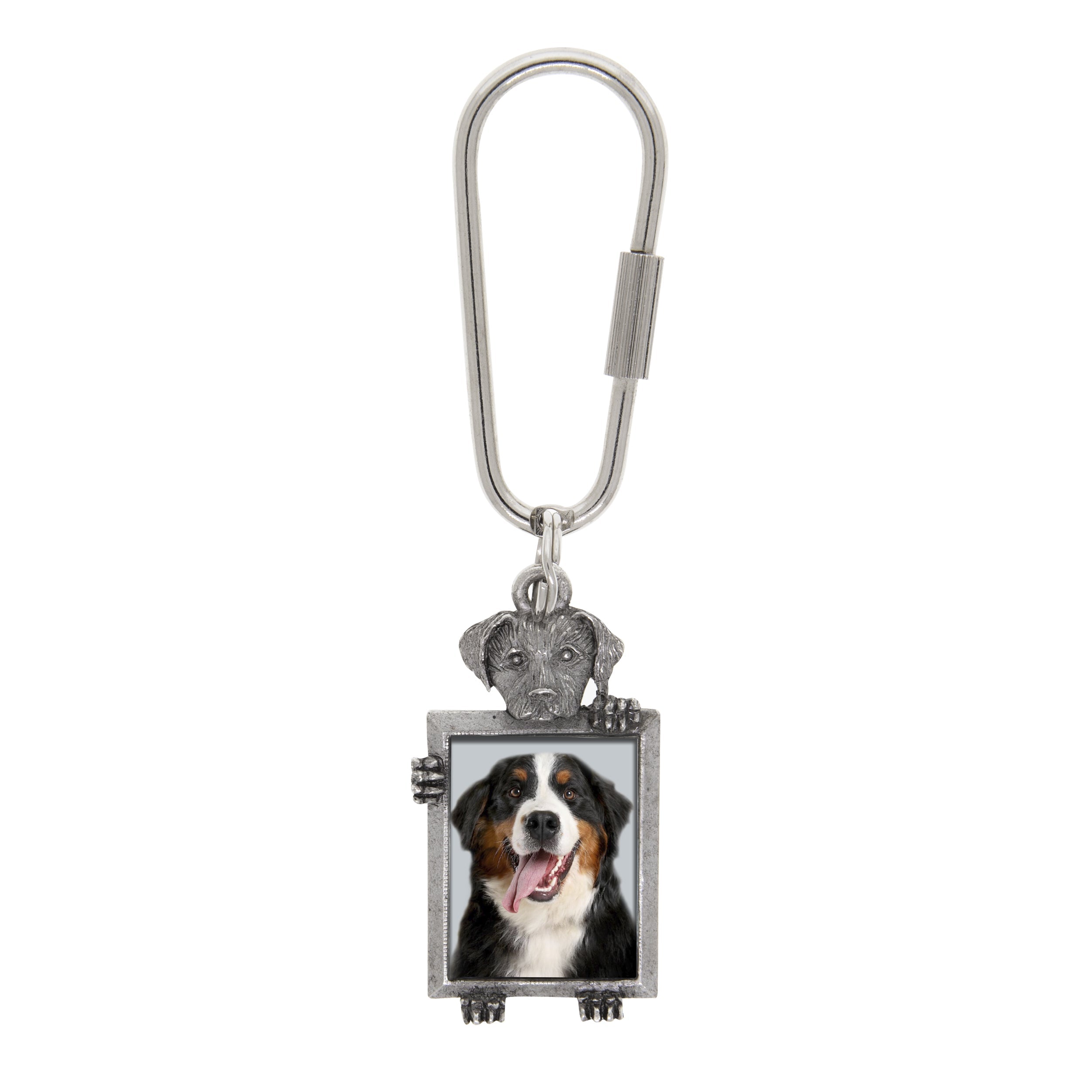 1928 Jewelry Dog Picture Carabiner Key Chain HT Animal Supply