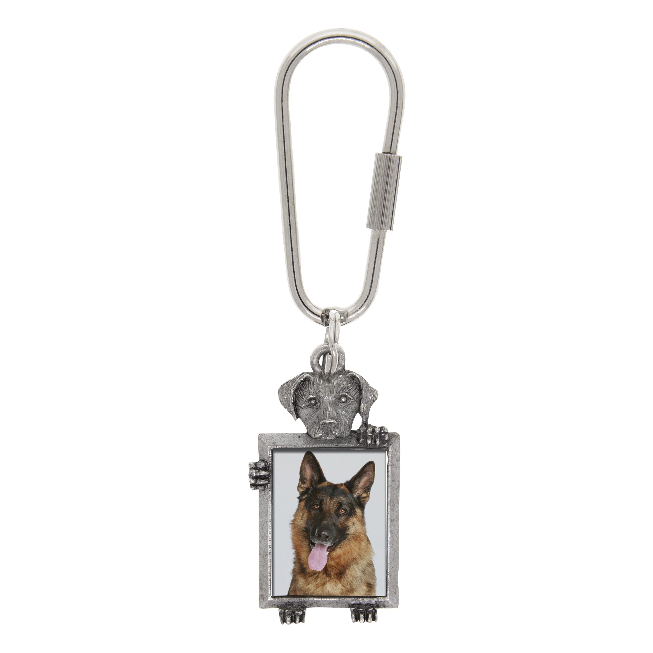 1928 Jewelry Dog Picture Carabiner Key Chain HT Animal Supply