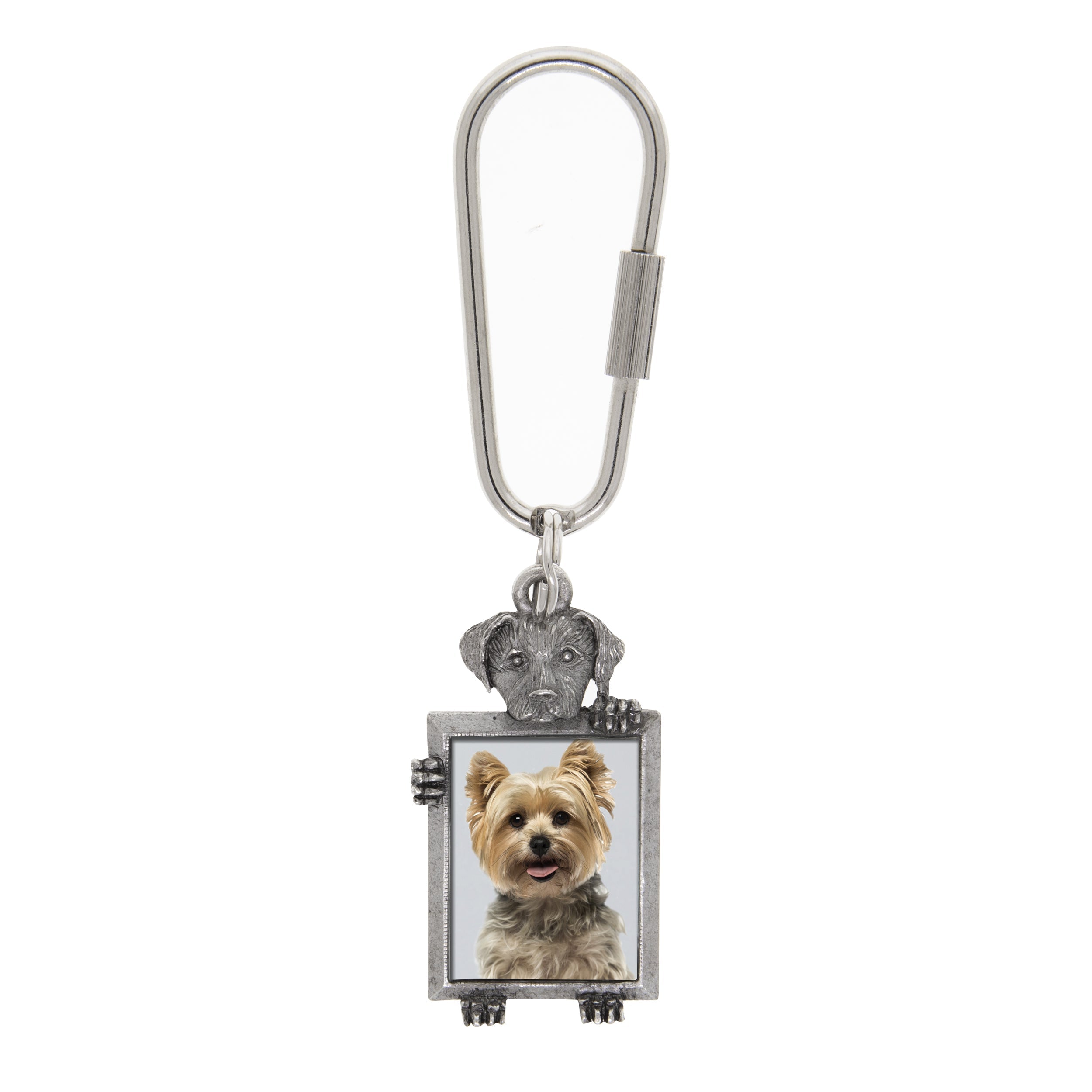 1928 Jewelry Dog Picture Carabiner Key Chain HT Animal Supply