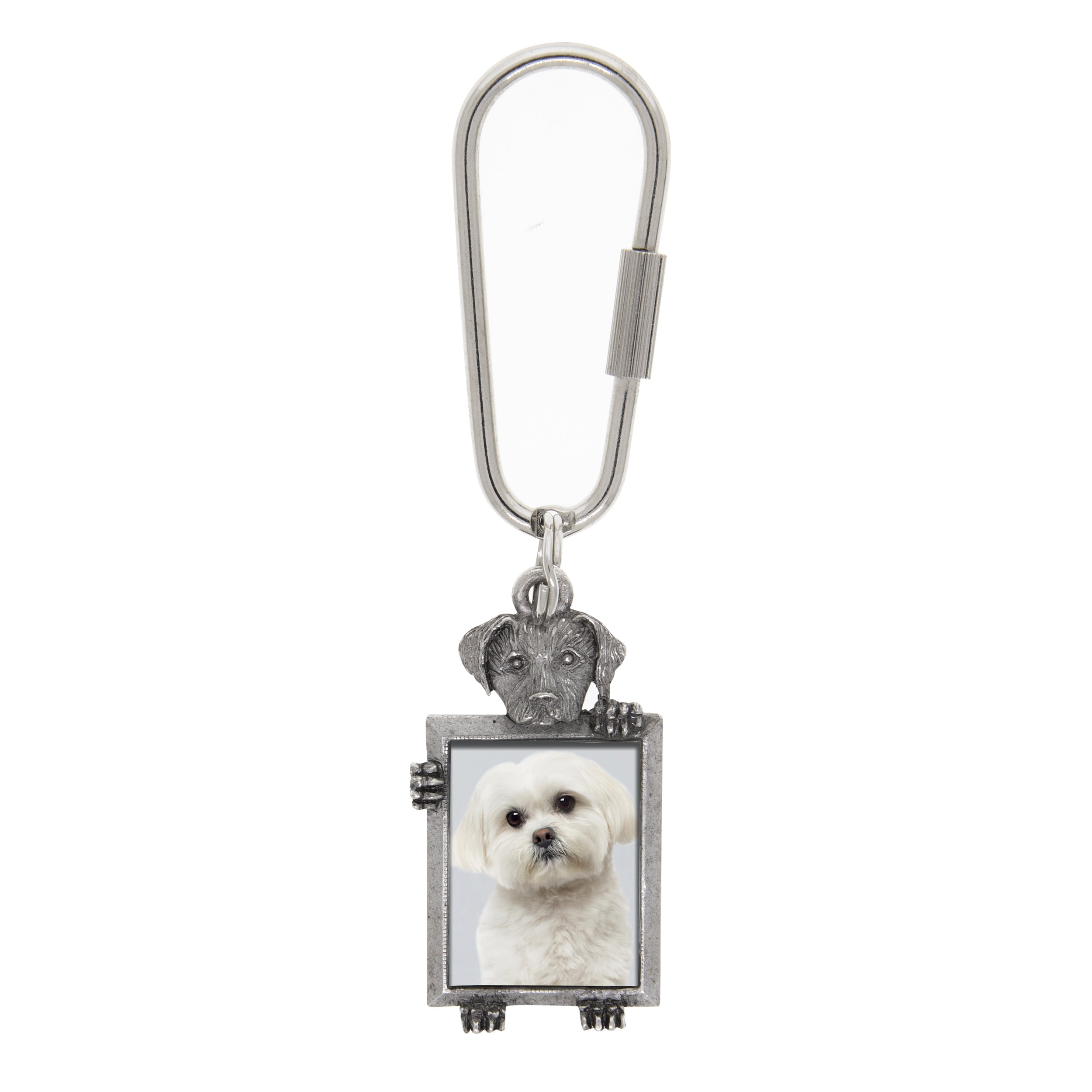 1928 Jewelry Dog Picture Carabiner Key Chain HT Animal Supply