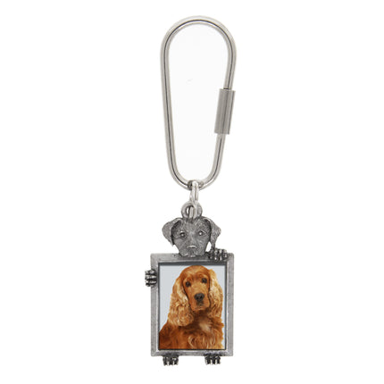 1928 Jewelry Dog Picture Carabiner Key Chain