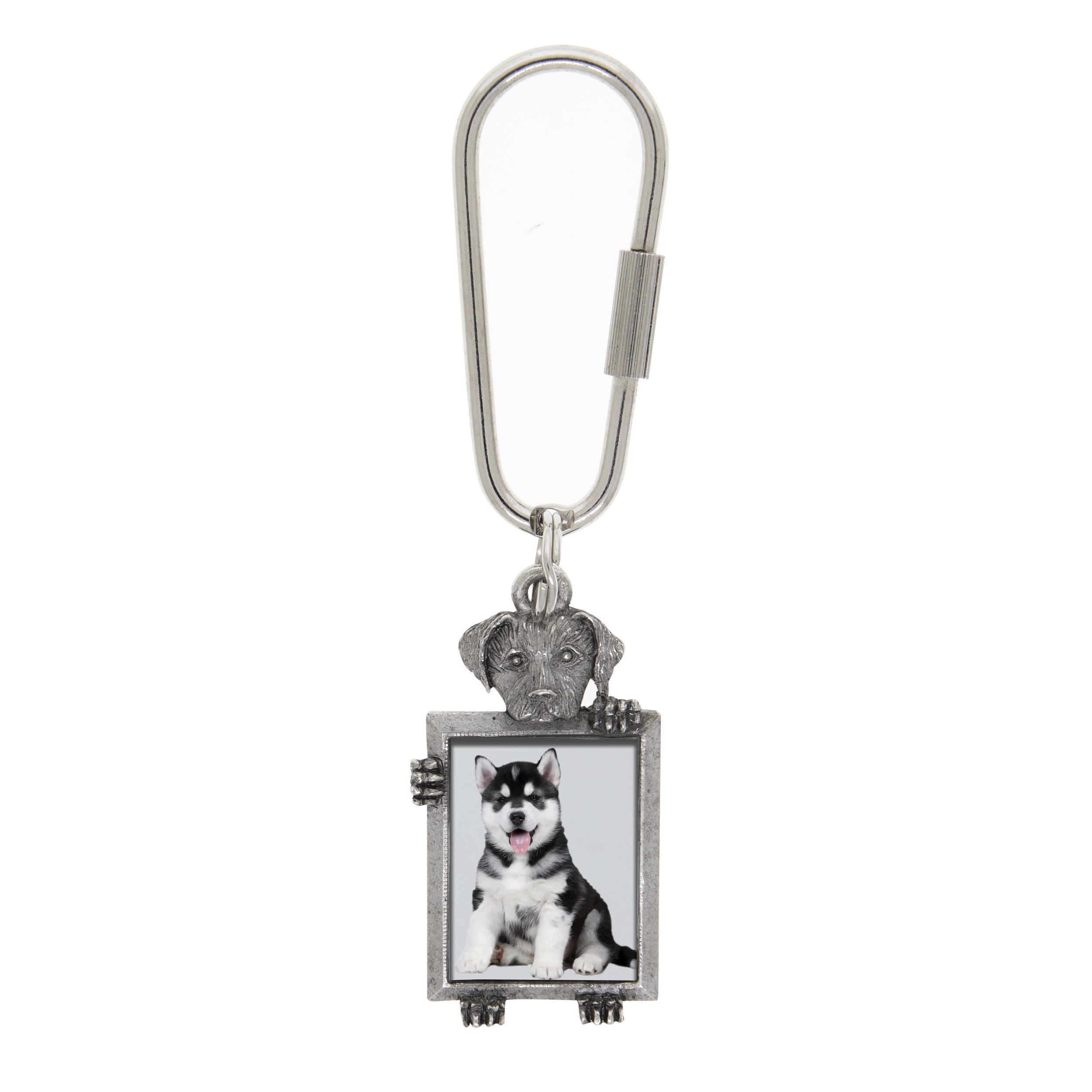 1928 Jewelry Dog Picture Carabiner Key Chain HT Animal Supply