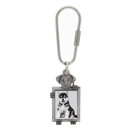 1928 Jewelry Dog Picture Carabiner Key Chain