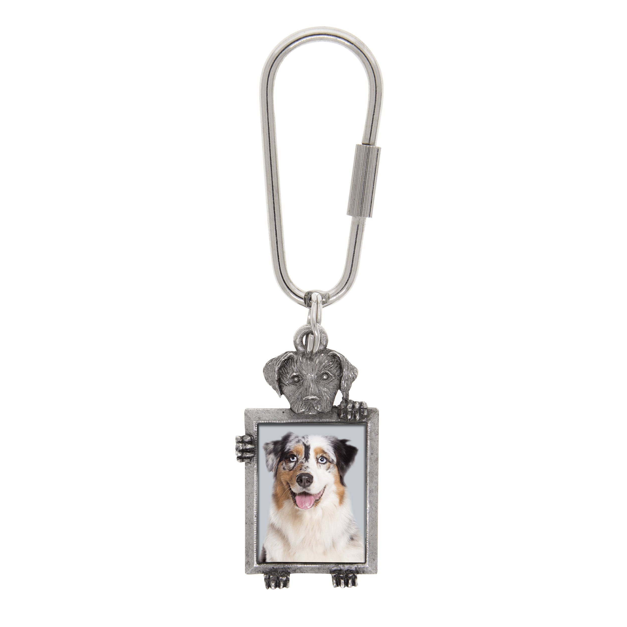 1928 Jewelry Dog Picture Carabiner Key Chain HT Animal Supply