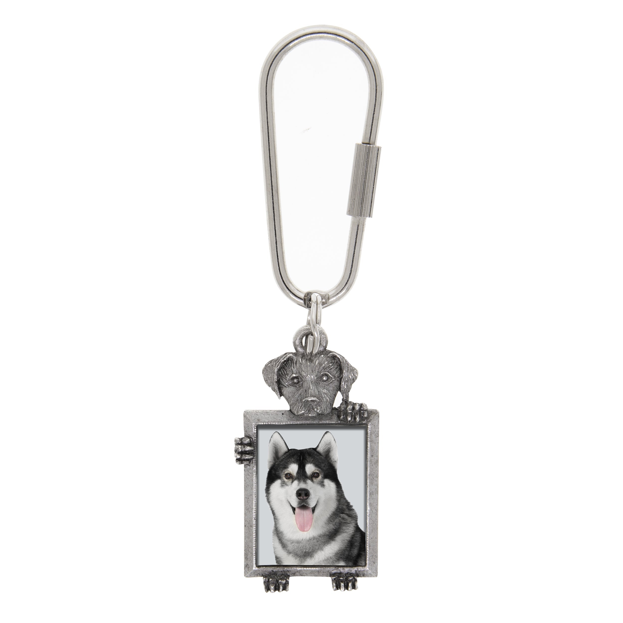 1928 Jewelry Dog Picture Carabiner Key Chain HT Animal Supply