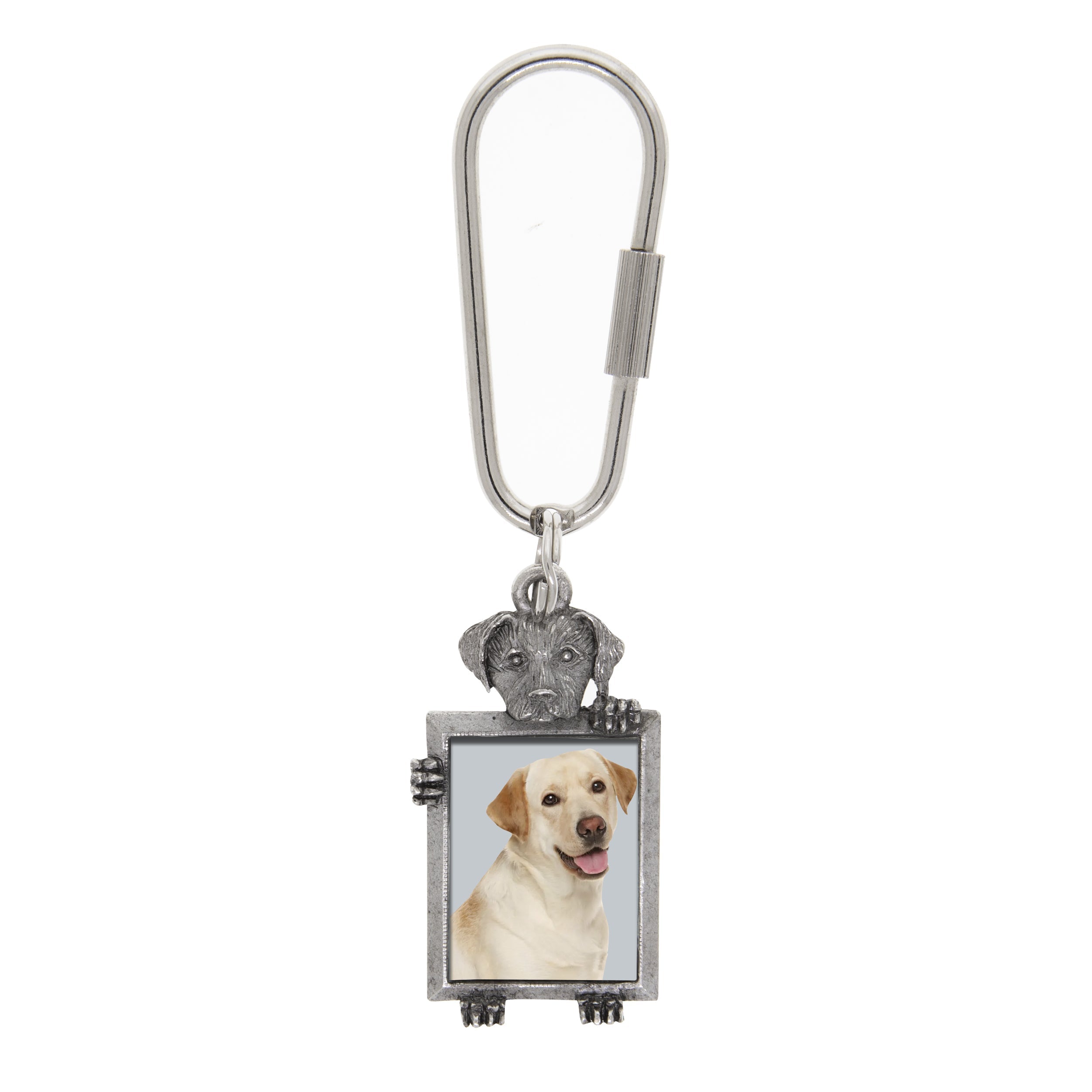 1928 Jewelry Dog Picture Carabiner Key Chain HT Animal Supply