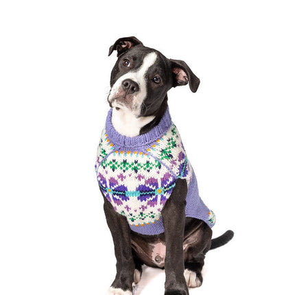 Lavender Flowers Dog Sweater