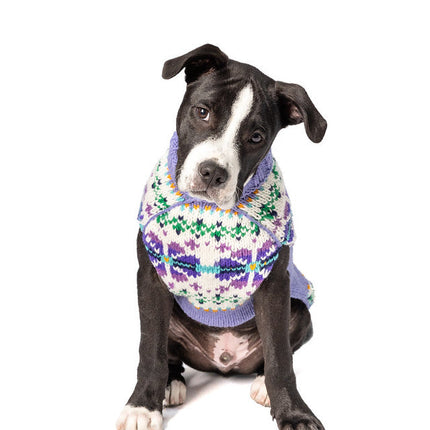 Lavender Flowers Dog Sweater