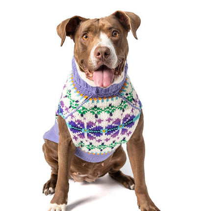 Lavender Flowers Dog Sweater