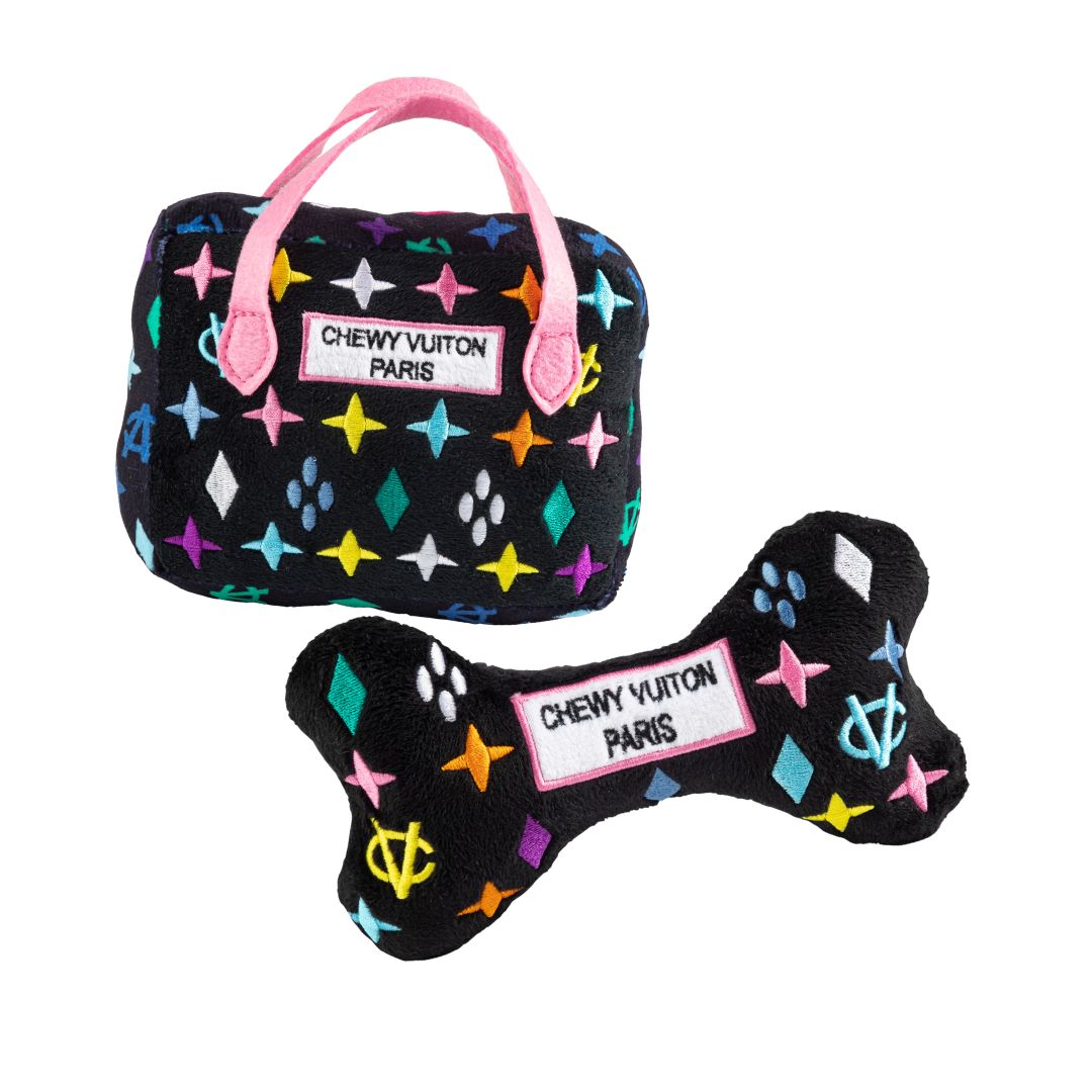 Black Chewy Vuiton Monogram Bundle by Haute Diggity Dog