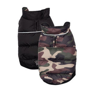 Black / Camo Flex-Fit Reversible Puffer