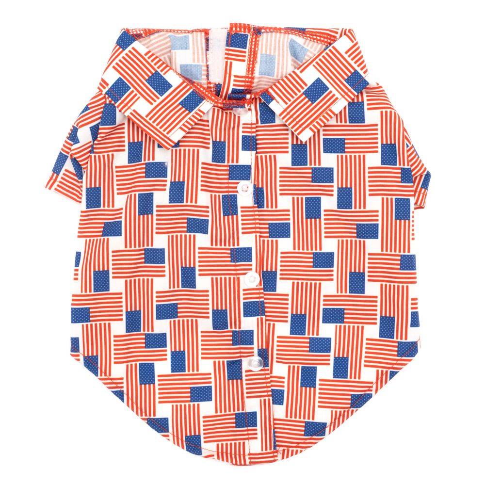 Patchwork Flag Shirt Default Title