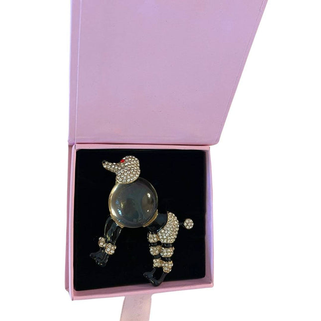 Elegant Poodle Brooch