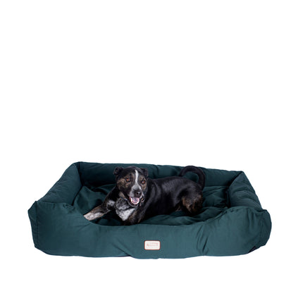 Armarkat Bolstered Dog BedAnti-Slip Pet Bed Laurel Green Large