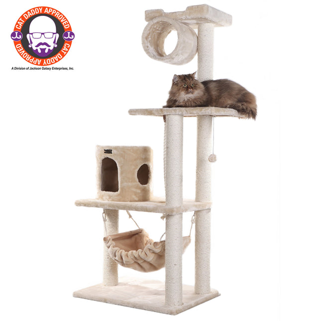 Armarkat 62" Cat tree With Scratch posts Hammock for Cats And Kittens A6202