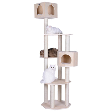 Premium Pinus Sylvestris Wood Cat Tree S8502