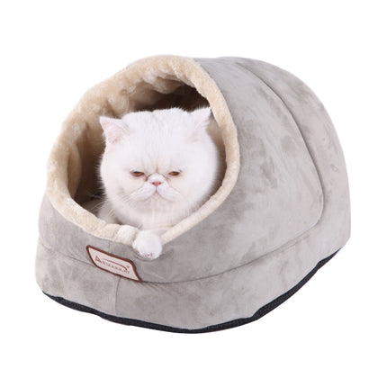 Armarkat faux suede Cat Bed and Cave 18"(L) x 12.5"(W) x 11.5"(H) C18HHL/MH Sage Green