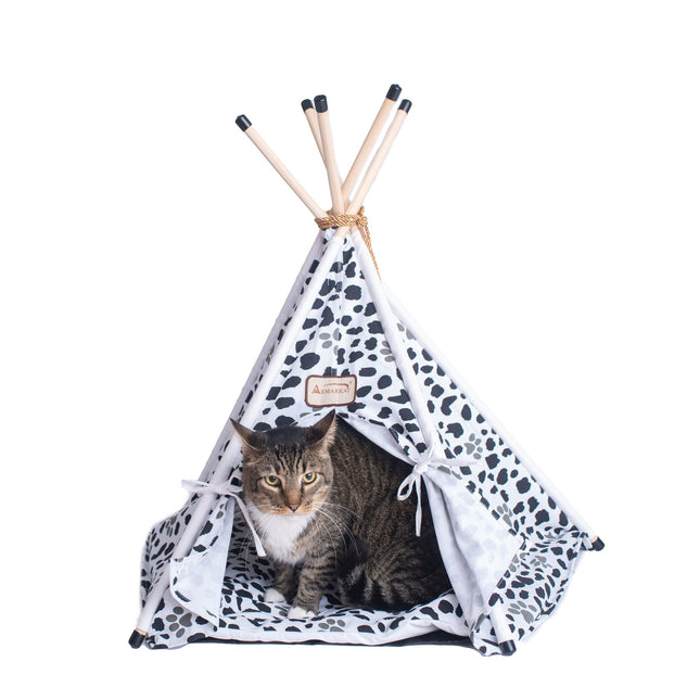 Armarkat Pet Tent/Teepee Style Cat Bed C46 w/Durable Fabric