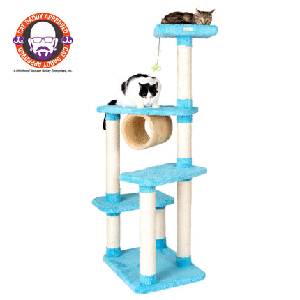 Armarkat Cat Climber Cat Junggle Tree With Platforms X6105 Skyblue