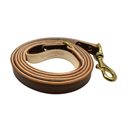 Plain Leather Dog Leashes