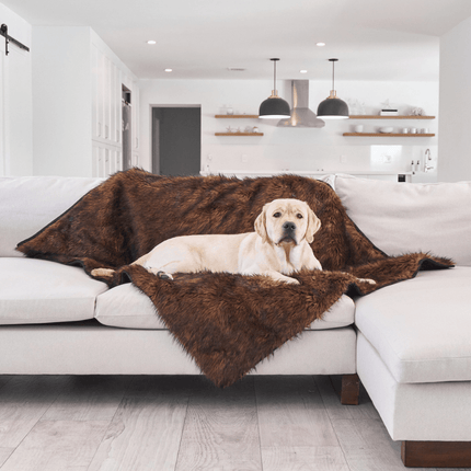 PupProtector™ Waterproof Throw Blanket - Brown