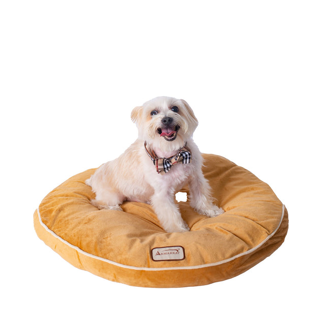 Armarkat Pet Bed Pad Poly Fill Dog Cushion Bed Earth Brown