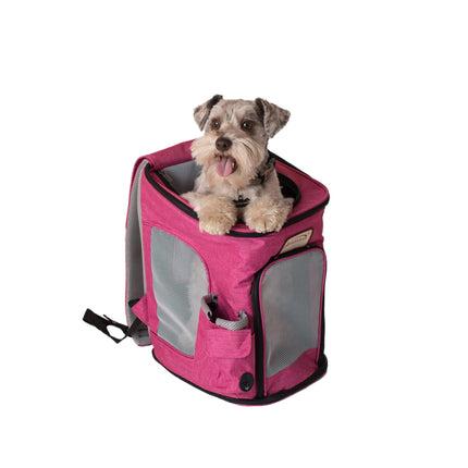 Armarkat PC301P Pets Backpack Pet Carrier In PInk and Gray Combo