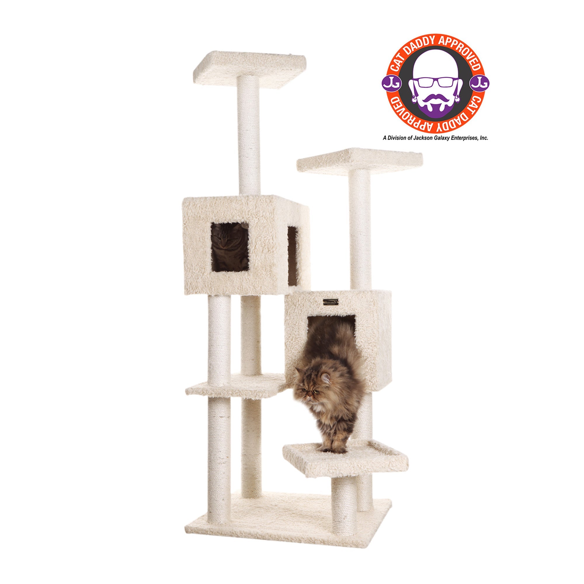 Armarkat Multi-Level Cat Tree With Two Spacious Condos, Perches for Kittens Pets Play A6702