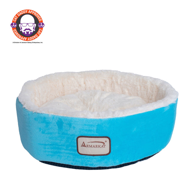 Armarkat 15" Soft Plush Round Dount Cat Beds Dog Cuddler C12HTL/MB