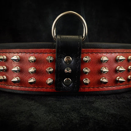 "Silver Giant" collar Red