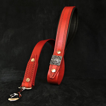 The "Eros" collar 2.5 inch wide RED