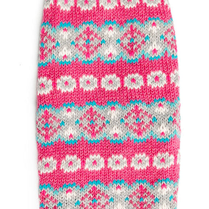 Rose Alpaca Fairisle Dog Sweater