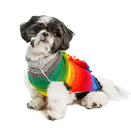 Rainbow Mohawk Dog Sweater